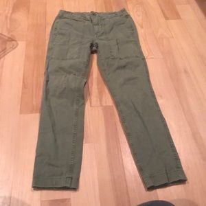J. Crew Army Green Utility Pant